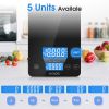 KOIOS Food Scale, 33lb/15kg Digital Kitchen Scale Grams and Ounces for Cooking Baking, 1g/0.1oz Precise Graduation, Type-C Charging, Tare Function