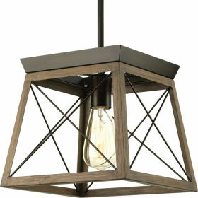 Dimmable Farm Home Light Lantern Geometric Chandelier (Color: antique bronze)