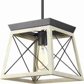 Dimmable Farm Home Light Lantern Geometric Chandelier (Color: graphite)