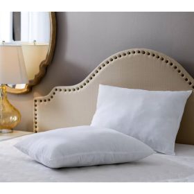 set of 2 -Bed Pillow with Plush Polyester Fill and 2 Pillowcases (size: standard)