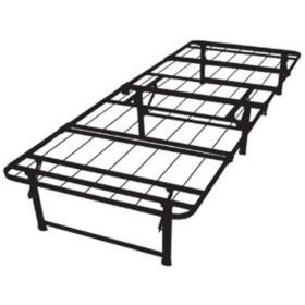 Steel Folding Metal Platform Bed Frame (size: Twin)