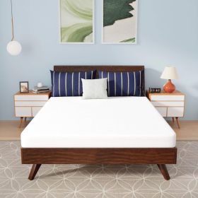 Charcoal Infused Memory Foam Mattress with Removable Cover (size: full 5-inch)