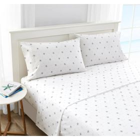 Coastal Beach Starfish 100-Percent Cotton Sheet Set (size: Full)