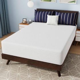 Charcoal Infused Memory Foam Mattress with Removable Cover (size: full 12-inch)