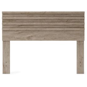 Farmhouse Headboard Wood Finish (Color: rustic natural, size: Full)