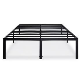 Heavy Duty 18-inch High Rise Metal Platform Bed Frame (size: King)