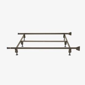 Metal Bed Frame with Headboard and Footboard Brackets (size: King)