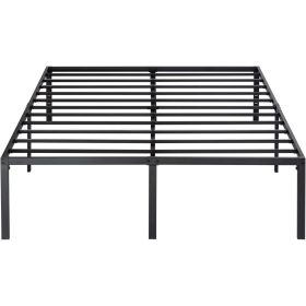 18-inch Metal Platform Bed Frame with Under-Bed Storage Space (size: King)