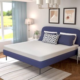 Thick Medium Firm Cool Gel Memory Foam Mattress (size: king 6-inch)