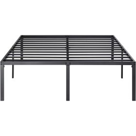 18-inch Metal Platform Bed Frame with Under-Bed Storage Space (size: Queen)