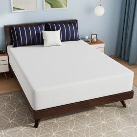 Charcoal Infused Memory Foam Mattress with Removable Cover (size: queen 12-inch)