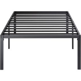 18-inch Metal Platform Bed Frame with Under-Bed Storage Space (size: Twin)
