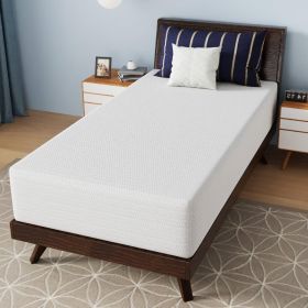 Charcoal Infused Memory Foam Mattress with Removable Cover (size: twin 12-inch)