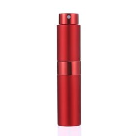 8 ml 15 ml Reusable Metal Perfume Bottle Cosmetic Spray Bottle Portable Empty Bottle Container Travel Sub-bottle Liner Glass (Capacity: 8ml, Color: Red)