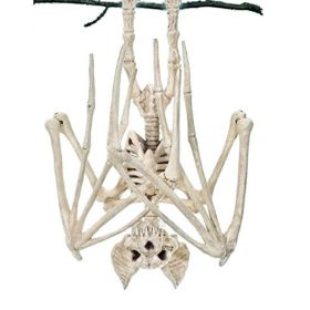 Spook Up Your Halloween Decor with This Vivid Bat Skeleton Model (Quantity: 1pc, Material: Spider)