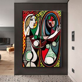 Hand Painted Oil Painting Canvas Wall Art Pablo Picasso Paintings Living Room Hallway Bedroom Luxurious Decorative Painting (size: 90x120cm, Style: 1)