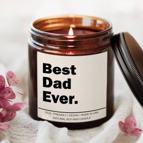 Best dad ever Candle (Title: Spiced Pumpkin Ginger)