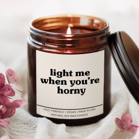 Light Me When You're Horny Candle (Scent: Pink Grapefruit)