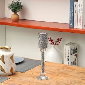 Ambrose Exquisite Large Candle Holder (2.75" L X 2.75" W X 12.25" H) (Color: as Pic)