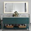 4 Size LED Bathroom Mirror;  Backlit and Front Lighted Mirror for Bathroom;  Wall Mounted Bathroom Vanity Framed Mirror Includes Dimmer;  ; Defogger;