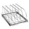 VEVOR Pan and Pot Rack, Expandable Pull Out Under Cabinet Organizer, Cookie Sheet Baking Pans tray Organization, Adjustable Wire Dividers
