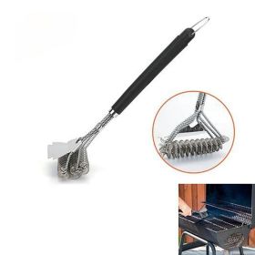 BBQ Grill Cleaning Tools for Grill Cooking Grates (type: Kitchen Supplies, Color: Silver)