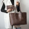 MKF Collection Mariahna 3 PCS Shopper Tote, Cross and Wallet Handbag by Mia K