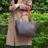 MKF Collection Jules M Logo Printed Vegan Leather Women Tote Bag by Mia k