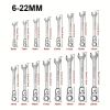 Flex head ratchet set combination end wrench set chrome vanadium steel hand tool socket key ratchet set