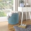Large Recycled Cotton Rope Basket Blanket Storage Basket Pillows Toys Towels Laundry and Living Room Organization 15.8x13.8 Inches   Eco friendly & De