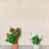 4 Pack Metal Garden Trellis 86.7" x 19.7" Rustproof Trellis for Climbing Plants Outdoor Flower Support