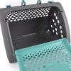 Pet Foldable Travel Cat Carrier - Front Door Collapsible Carrier Plastic Cat Lightweight Carrier